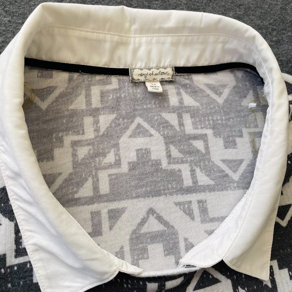 Eyeshadow Womens LS Layered-Look Pullover Blouse 3XL - Picture 10 of 12